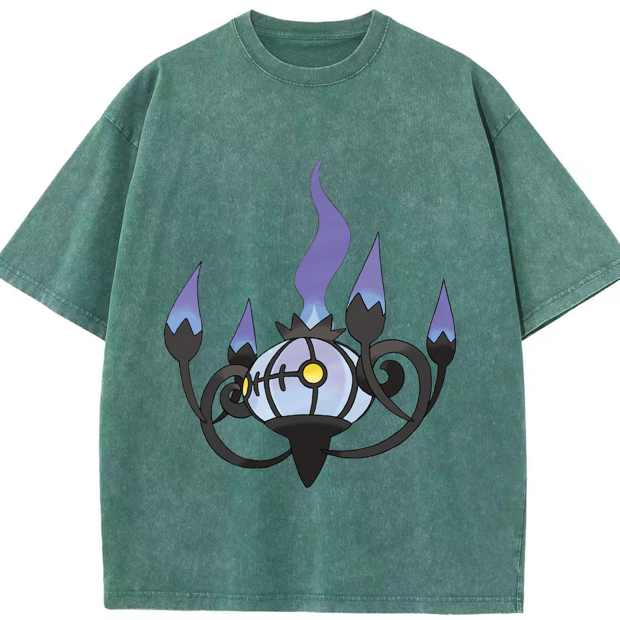 （画像用） ポケットモンスター Pokémon 綿100% ヴィンテージ風 半袖Tシャツ（フロントプリント）